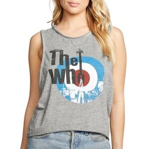NWT- CHASER The Who Band Tank Top in Streaky Grey